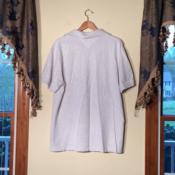 Tommy Hilfiger XXL Custom Git Polo. Light gray - Picture 3 of 4